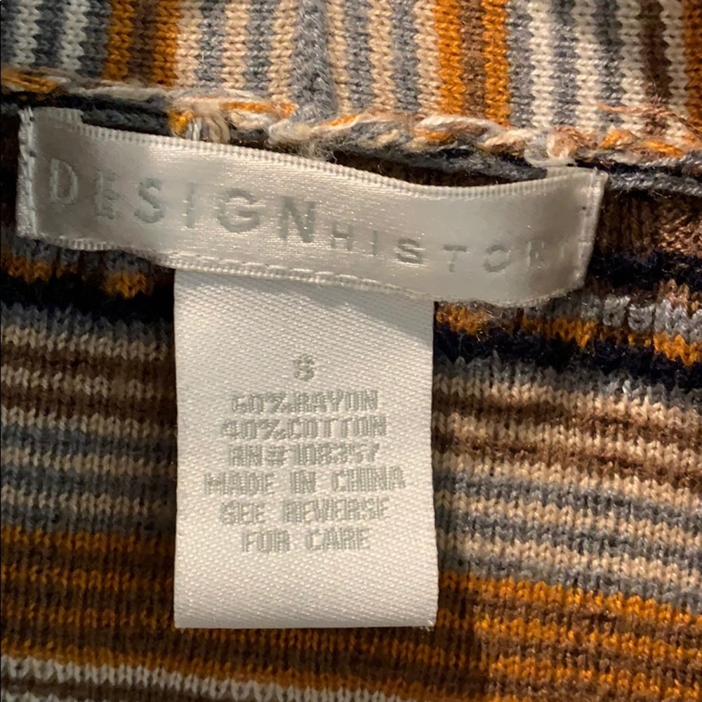 Design History Open Front Cardigan Size Small - image 2